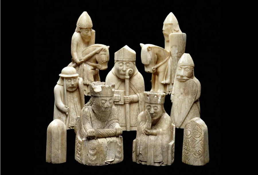Lewis Chessmen at the British Museum
