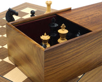 Set di scacchi Bath in ebano e noce