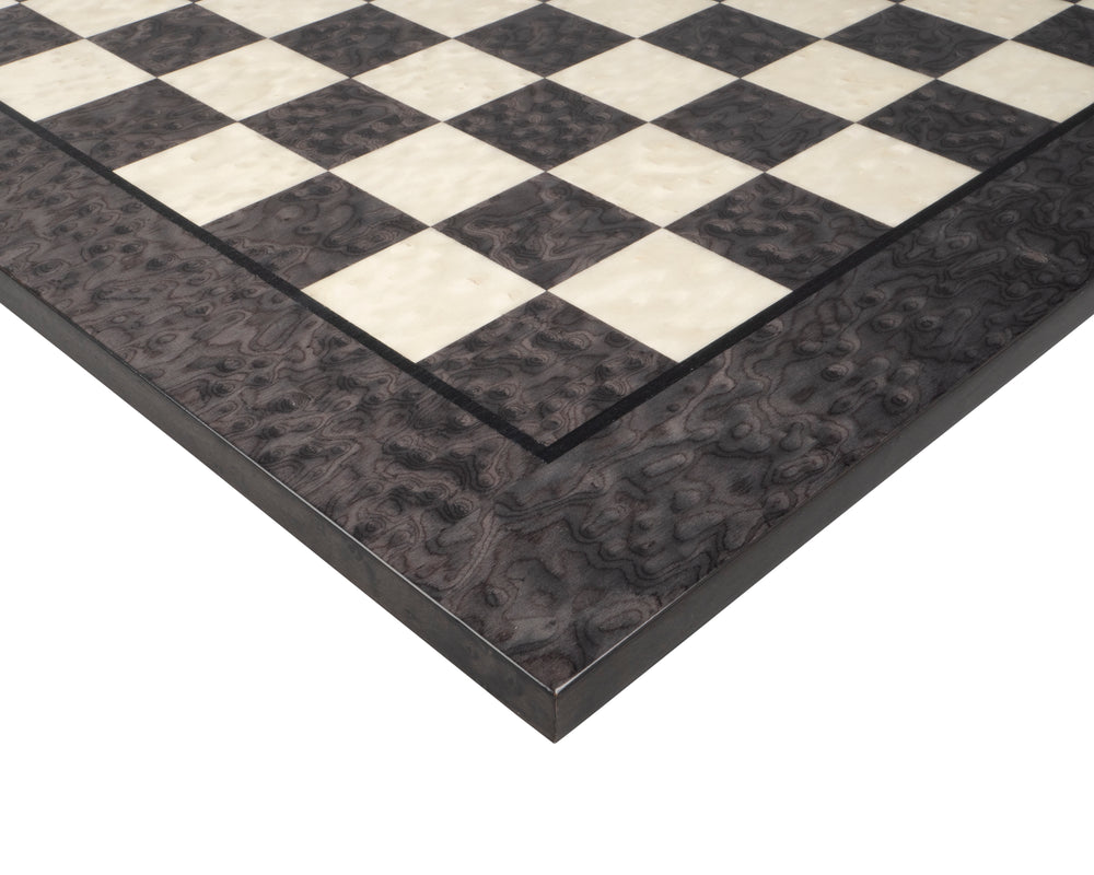 Scacchiera in acero grigio da 51 cm