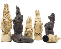 Berkeley Chess Royal Beast Russet Chessmen
