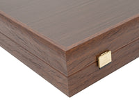 Set da Backgammon Manopoulos in wenge e radica di noce