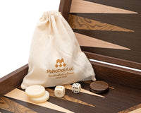 Set da Backgammon Manopoulos in wenge e radica di noce
