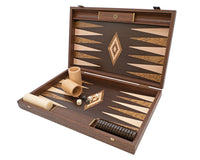 Set da Backgammon Manopoulos in wenge e radica di noce