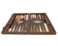 Set da Backgammon Manopoulos in wenge e radica di noce