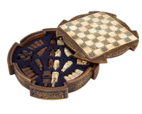 Isle Of Lewis Compact Celtic Chess Set 22.9cm