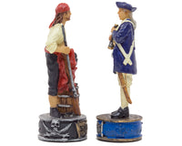 The Pirates Vs Navy Hand-Painted Themed Chess Pieces by Italfama