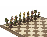 The Robin Hood Hand-Painted Themed Chess Pieces by Italfama