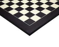 Scacchiera Deluxe nera e acero da 45 cm