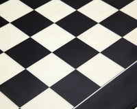 Scacchiera Deluxe nera e acero da 45 cm
