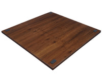 Scacchiera italiana di lusso da 52 cm in radica di noce scuro