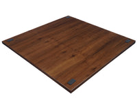 Scacchiera italiana di lusso in radica di noce scuro da 60 cm