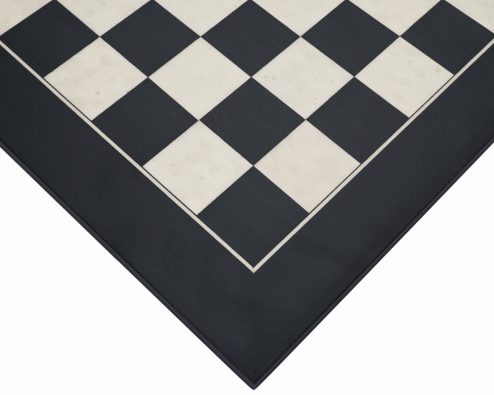Scacchiera Deluxe nera in acero da 40 cm