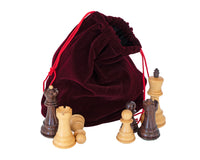 Sacchetto rosso per pezzi degli scacchi con coulisse