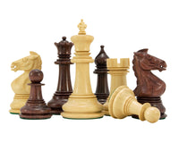 Serie Madrid - Pezzi degli scacchi di lusso in palissandro - 10 cm