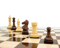 Serie Madrid - Pezzi degli scacchi di lusso in palissandro - 10 cm