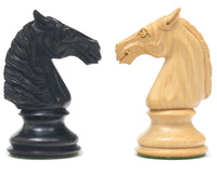 Bath Series Classic Staunton Ebony Chess Pieces - 10.8cm