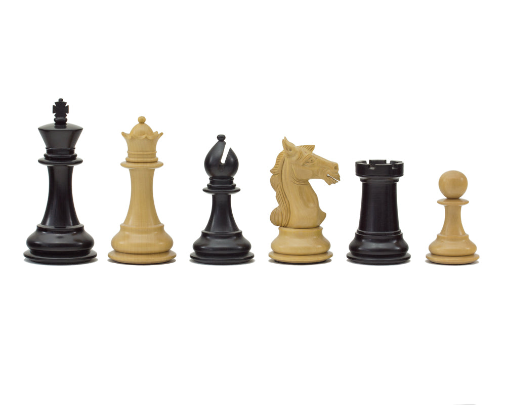 Columbus Series - Pezzi degli scacchi in ebano - 10,2 cm