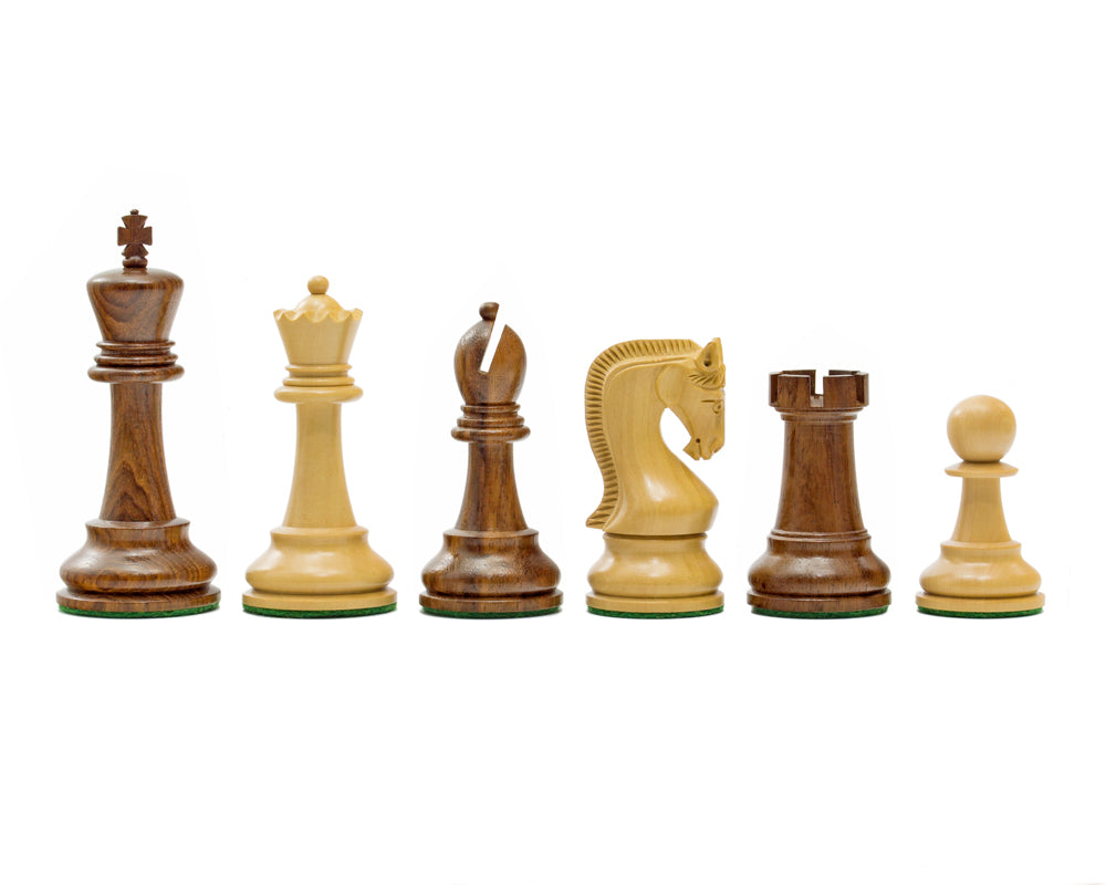Serie Leningrad - Pezzi degli scacchi in acacia - 10,2 cm
