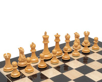 Pezzi degli Scacchi Staunton in Ebano Riproduzione 1972 - 8,9 cm