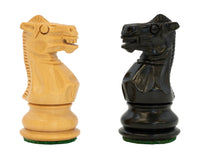 Kingsclere - Pezzi degli scacchi Staunton in ebano - 6,4 cm