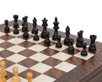 Kingsclere - Pezzi degli scacchi Staunton in ebano - 6,4 cm