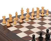Kingsclere - Pezzi degli scacchi Staunton in ebano - 6,4 cm