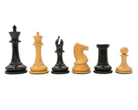 Harrwitz Series - Pezzi degli scacchi ebonizzati - 8,9 cm