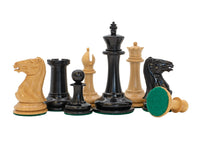 JJ Cooke Pezzi degli scacchi Ebonizzati - 8,9 cm