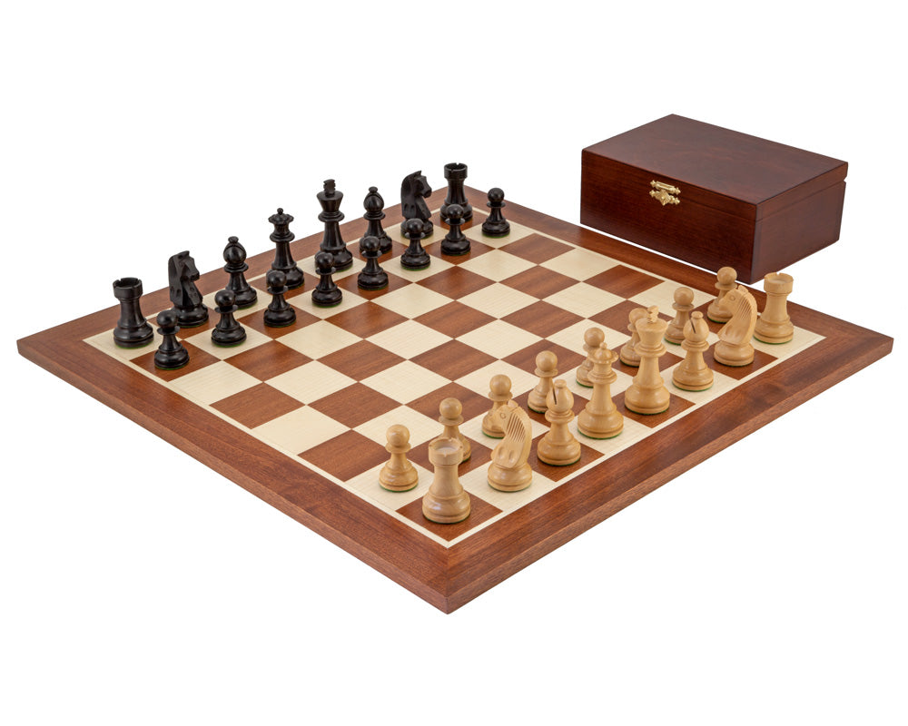 Set di scacchi Down Head Grand Championship Nero