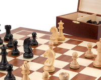 Set di scacchi Down Head Grand Championship Nero