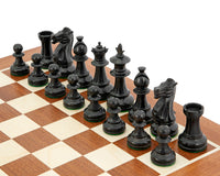 Set di scacchi in mogano "Royal Flower"