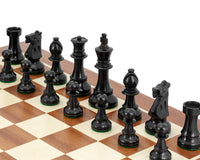 Conquest Series — Set di scacchi nero e mogano