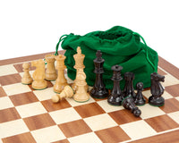 Conquest Series — Set di scacchi nero e mogano