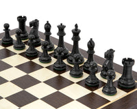 Set di scacchi da torneo Victoria in wengé ebonizzato