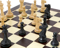 Set di scacchi da torneo Victoria in wengé ebonizzato