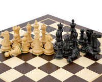Set di scacchi da torneo Victoria in wengé ebonizzato