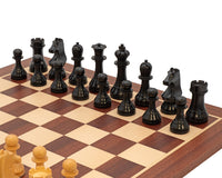 World Chess Championship — set di scacchi, orologio per scacchi e custodia per pezzi degli scacchi in legno