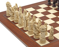 The Berkeley Chess Camelot Russet Palisander Grand Chess Set