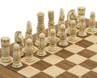 The Berkeley Chess Victorian Russet and Walnut Chess Set