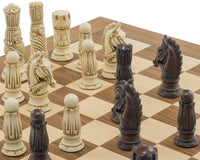 The Berkeley Chess Victorian Russet and Walnut Chess Set