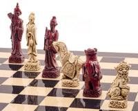 The Berkeley Chess Mandarin Black Cardinal Chess Set