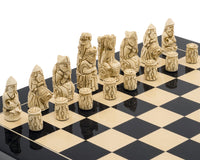 The Berkeley Chess Medieval Black Cardinal Chess Set