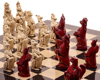 The Berkeley Chess Royal Beasts Black Cardinal Grand Chess Set