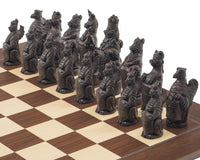 The Berkeley Chess Royal Beasts Russet and Palisander Grand Chess Set