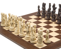 The Berkeley Chess Movie Stars Russet and Palisander Grand Chess Set