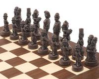 The Berkeley Chess Movie Stars Russet and Palisander Grand Chess Set