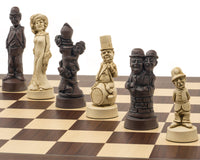 The Berkeley Chess Movie Stars Russet and Palisander Grand Chess Set