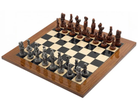 Berkeley Chess Movie Stars Grande Set di scacchi in metallo e palissandro