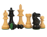 The Kingsclere Ebony and Walnut Luxury Chess Set
