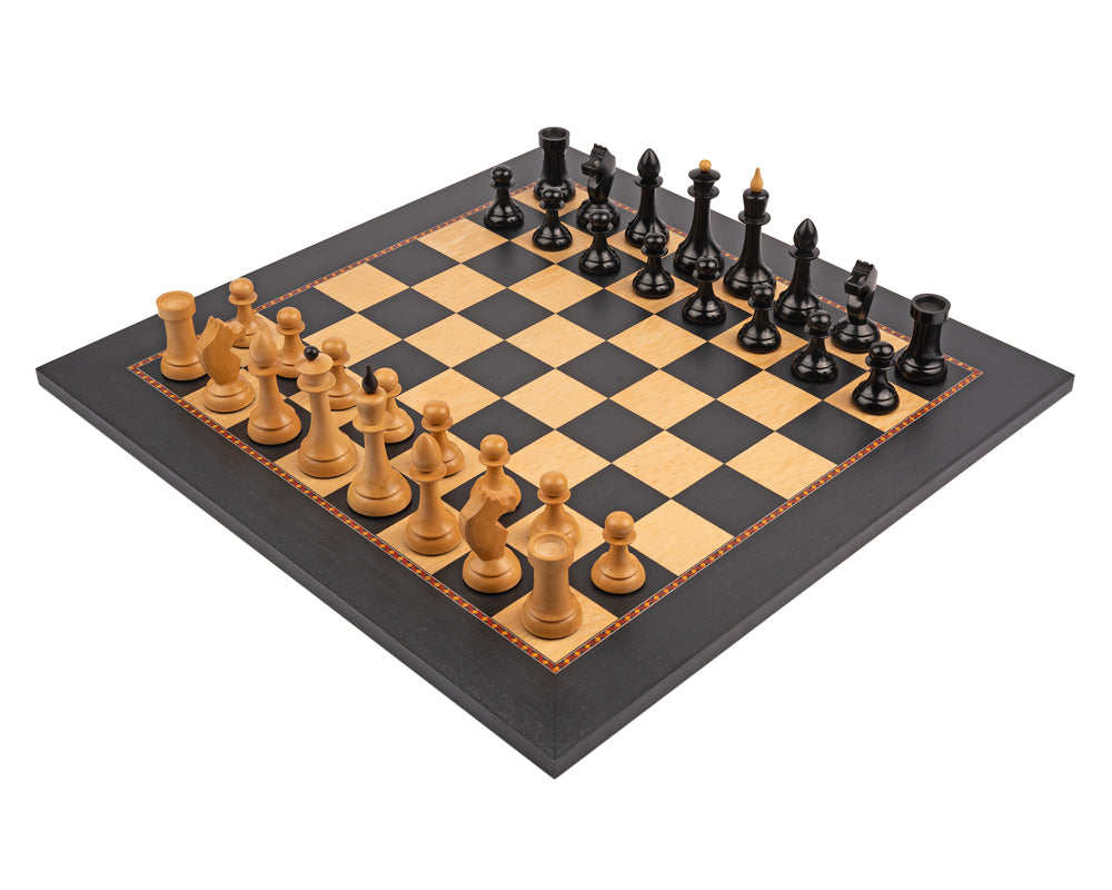 Rechapados Ferrer The Queen's Gambit - Set di scacchi ufficiale da 50 cm con custodia per pezzi degli scacchi